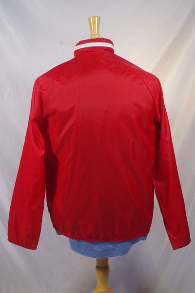Versatile Red Nylon Windbreaker - Sz S – Put This On
