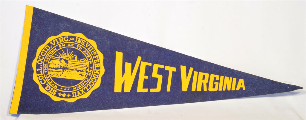 Vintage University of West Virginia Pennant