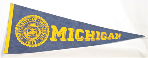 Vintage University of Michigan Pennant