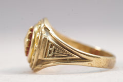 Gold 1955 NHS Class Ring