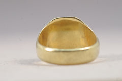 Octagonal Gold Ring