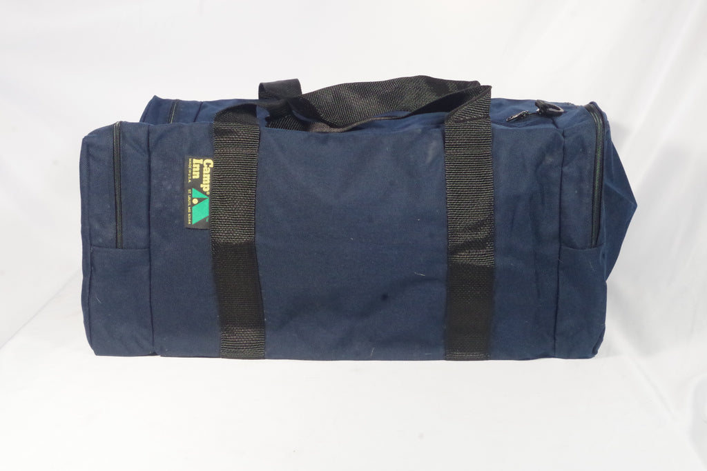Gorgeous Vintage Camp Inn USA-Made Duffel Bag (NOS)