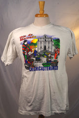 Vintage Dia de Mercado in Chichicastenango Guatemala Shirt - Sz XL
