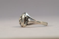 Vintage Sterling Silver US Navy Ring