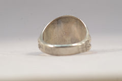 Ca WW2 "Old Ironsides" Sterling Silver Army Ring