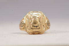 Gold 1945 RO Class Ring