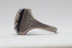 Sterling Silver Civilian Conservation Corps Crest Ring