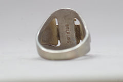 Vintage Sterling Silver US Navy Ring