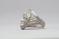 Man Wearing Turban Silver Ring