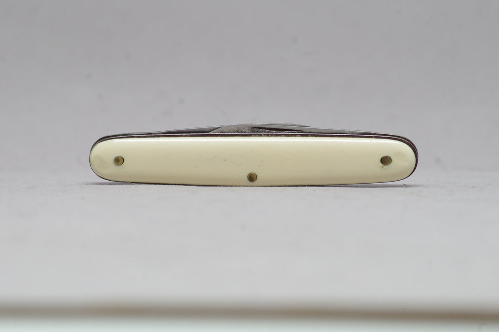 Practical Cream Celluloid Pocket Knife