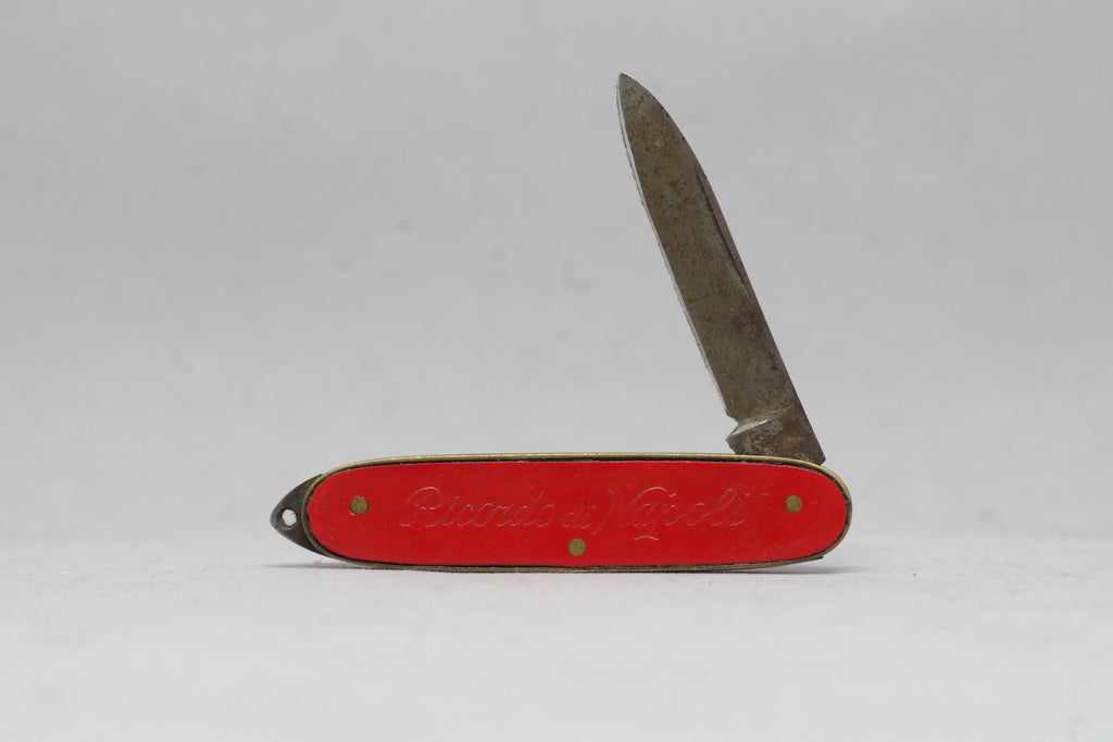 Red Naples Souvenier Pocket Knife