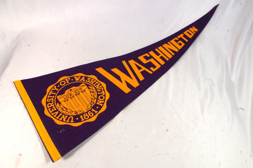 Vintage University of Washington Pennant