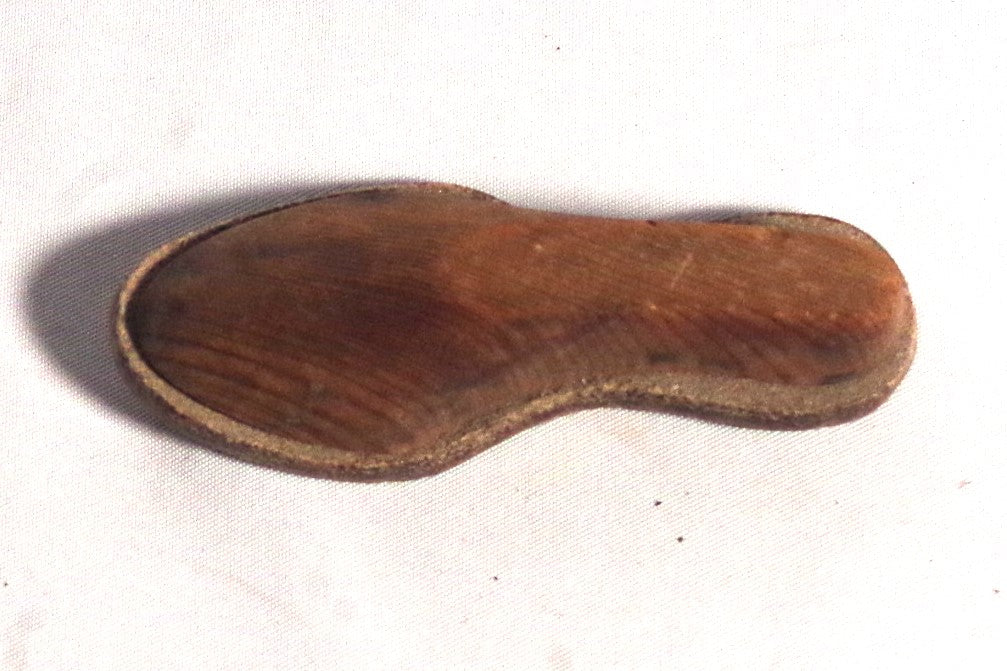 Miniature Korry-Krome Leather Shoe Sole Form