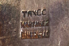 Stylish Taxco Sterling Silver Belt Buckle