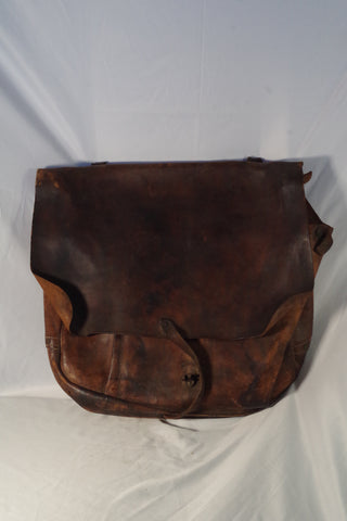 Vintage 1944 Dark Brown Leather US Mailbag