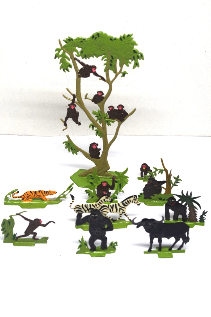 Miniature Lead African Animal Set