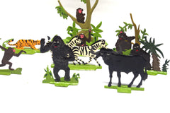 Miniature Lead African Animal Set