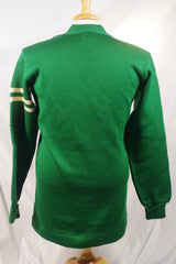 Vintage Green Letterman Sweater - Sz ~42