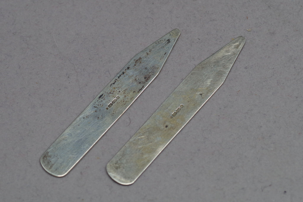 Marvelous Sterling Silver English Collar Stays