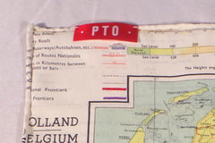 Mid-Century Escape Map Silk Pocket Square by Put This On