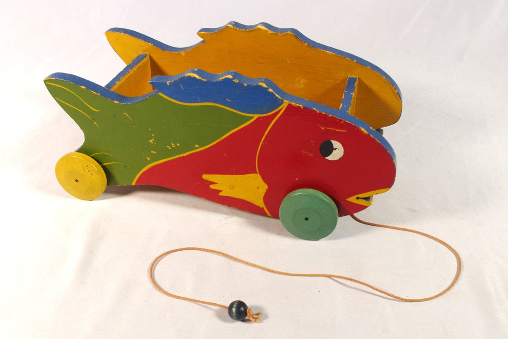 Handmade Wooden Fish Pull Toy