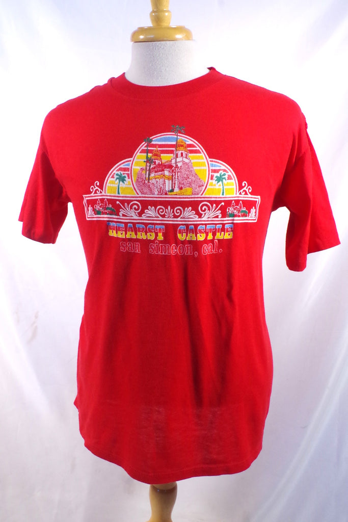 Amazing Hearst Castle Red Souvenir Shirt - Sz XL