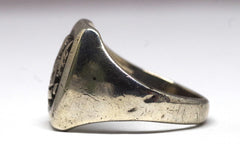 Brilliant Vintage Sterling Silver Civilian Conservation Corps Ring