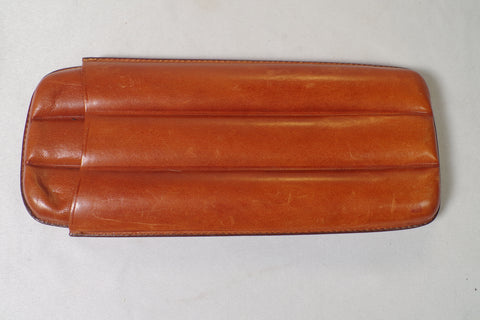 Warm Brown Don Puro Leather Cigar Case
