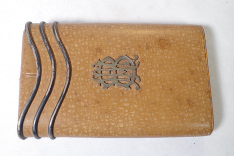 Stunning Vintage Silver Monogrammed Cigar Case