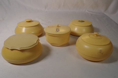 Early 20th Century Celluloid Cufflink & Shirt Stud Containers