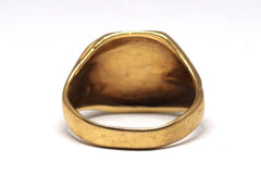 Gorgeous 10kt Gold Baden & Foss Signet Ring