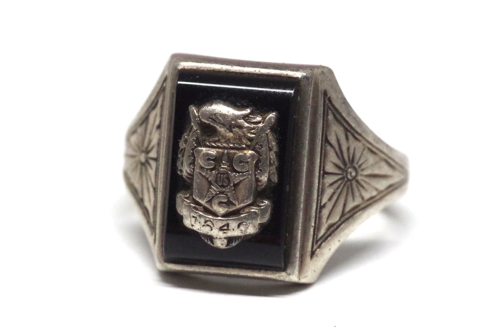 Classic Vintage Sterling Silver CCC Ring