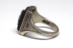 Classic Vintage Sterling Silver CCC Ring