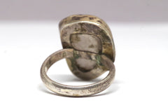 Bold Quartz and Silver Ring