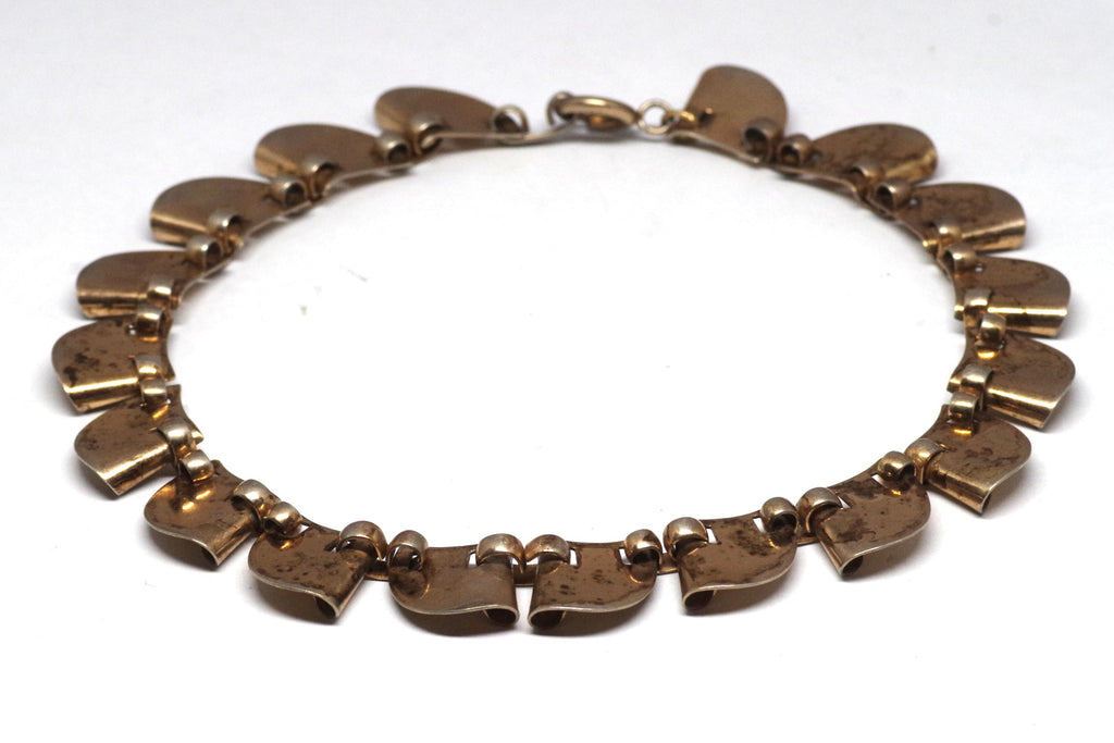 Spectacular Modernist Mexican Silver Necklace