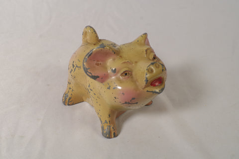 Sweet 1940s Metal Piggy Bank
