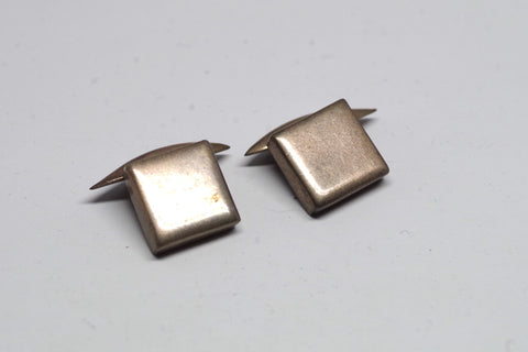 Mexican Silver Square Cufflinks
