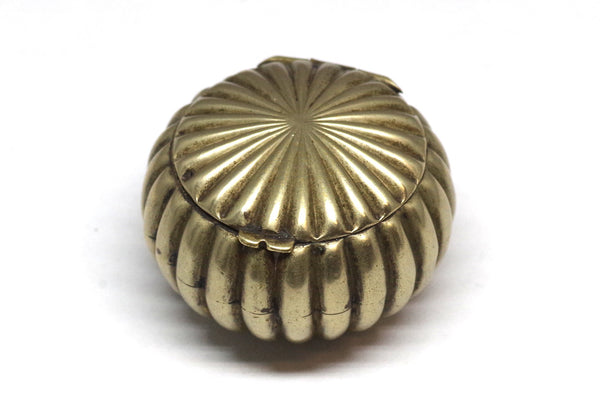 Dazzling Vintage Round Mexican Silver Pill Box – Put This On