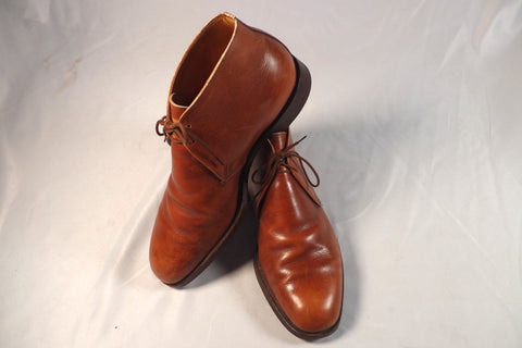 Carroll & Co English Leather Plain Toe Chukka Boots - Size 7D