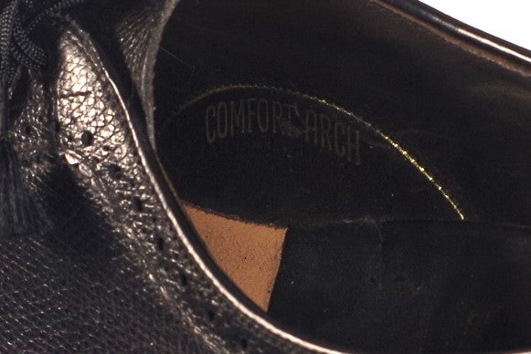USA-Made Bostonian Black Leather Gunboats - Size 12 D/B – Put This On