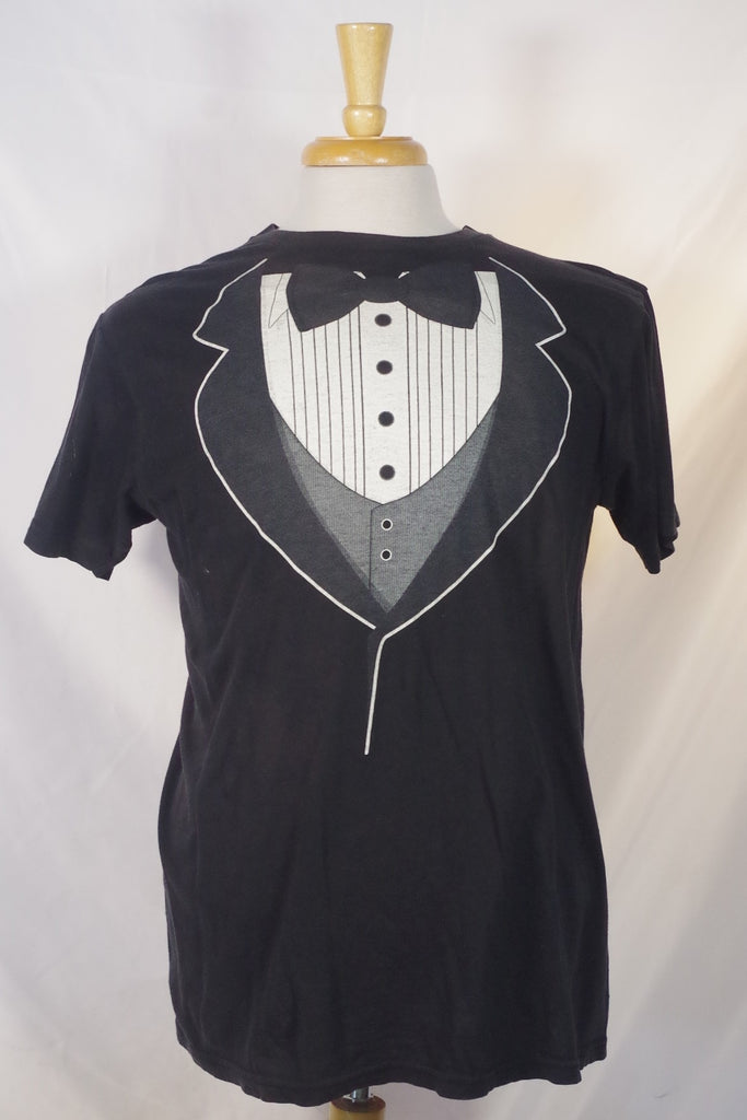 Vintage Bay Island Tuxedo T Shirt - Sz L