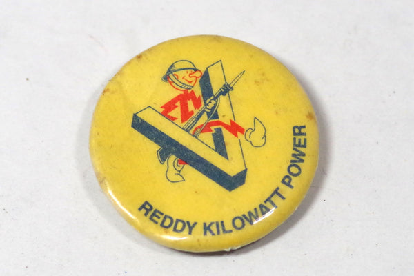 Vintage Reddy Kilowatt Power Pin – Put This On