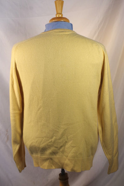 Pringle Yellow Scottish Cashmere Sweater - Sz 42 – Put This On