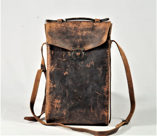 Vintage Leather Binoculars Case Put This On