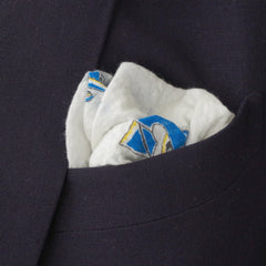 Racing Boat Seersucker Pocket Square by Put This On