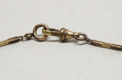 Antique Gold and Silver Two-Tone Watch Chain