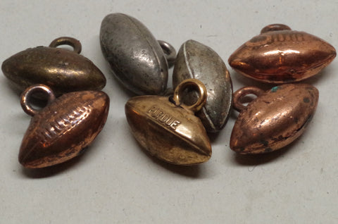 Vintage College Football Team Charms