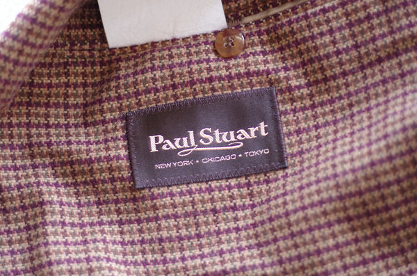Vintage Paul Stuart Cashmere Houndstooth Sport Coat- 41L – Put 