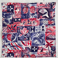 Chilled-Out Island Pattern Seersucker Cotton Pocket Square by Put This On