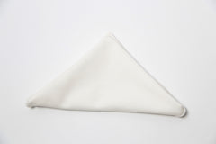 Classic White Irish Linen Pocket Square by Put This On